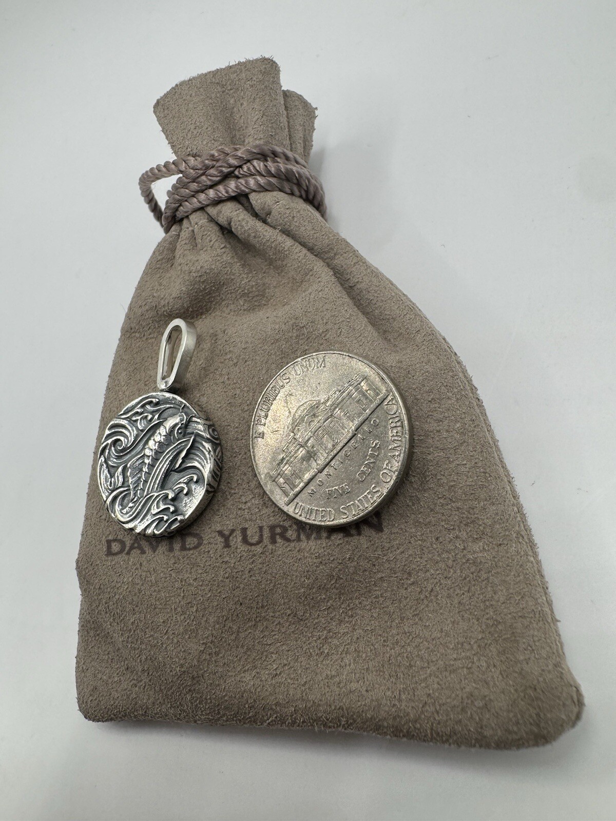 David Yurman Sterling Silver Dragon Amulet