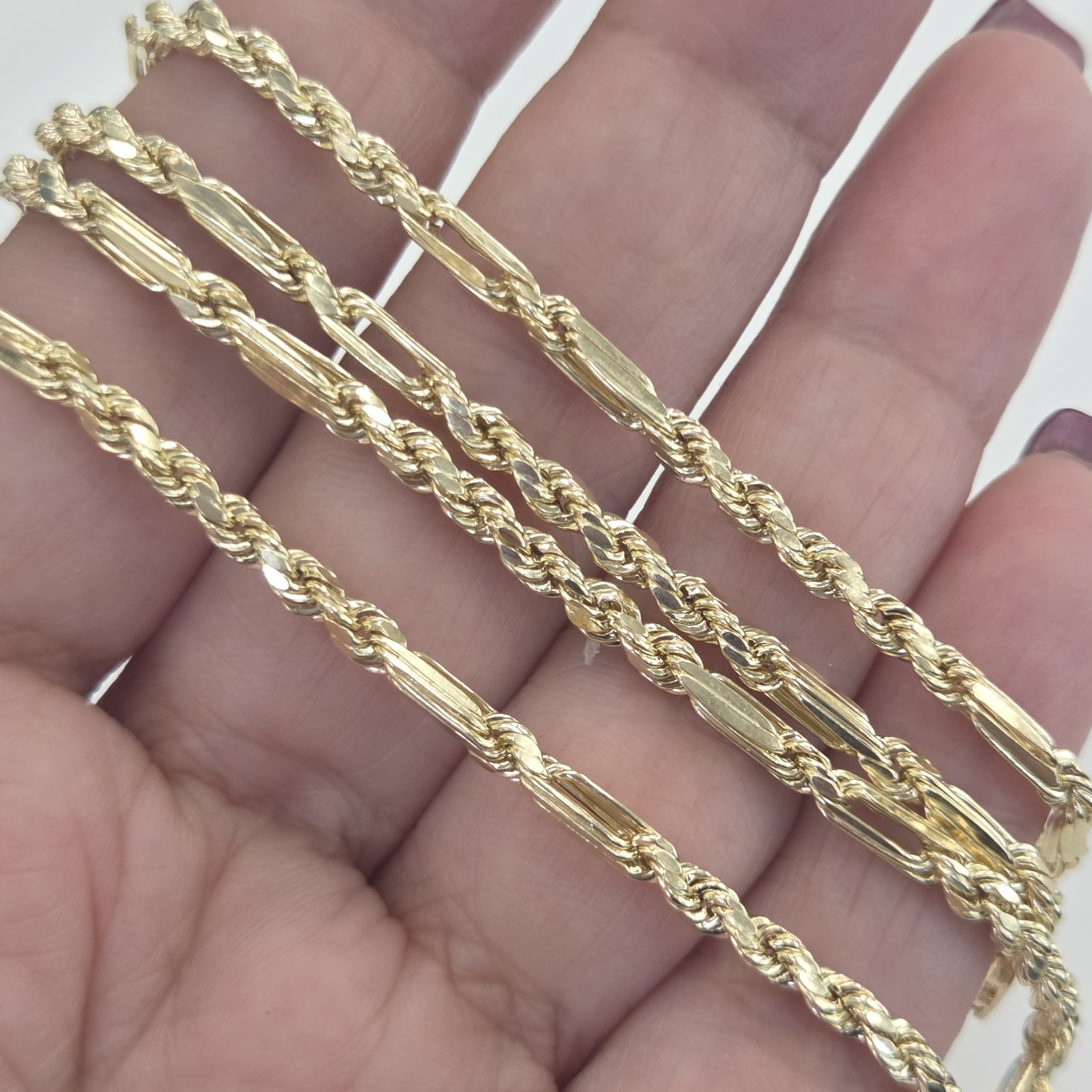 10k gold milano chain 3mm