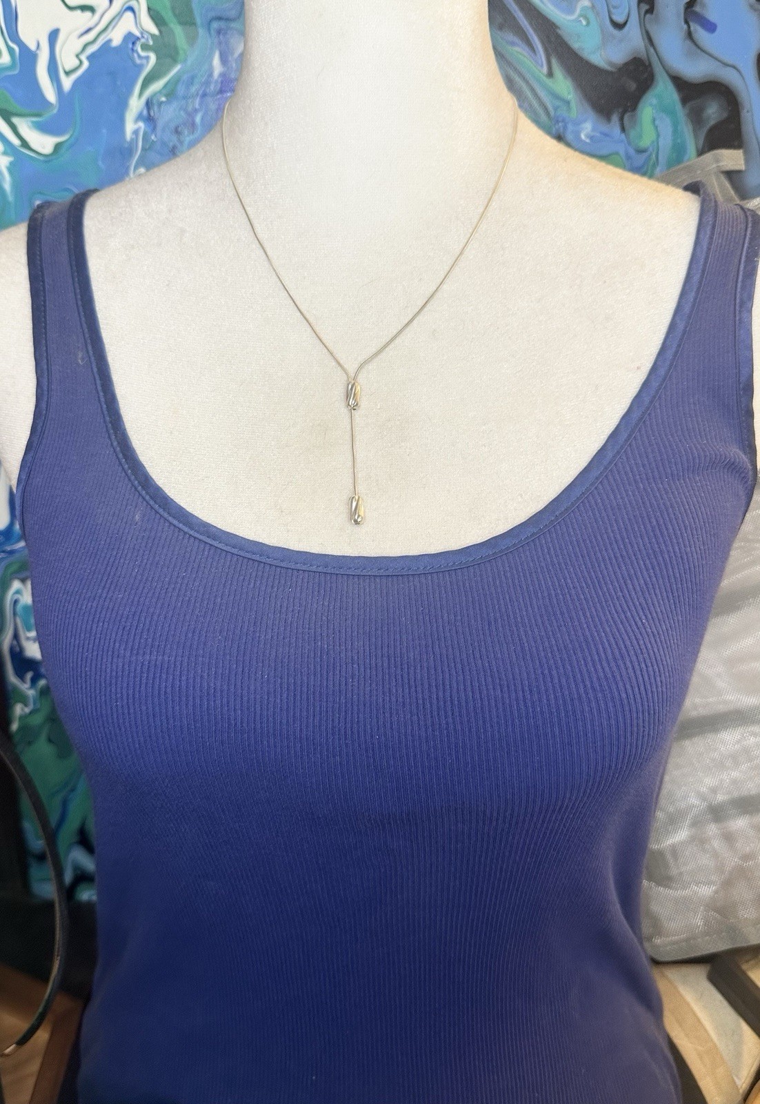 Cool Modern Adjustable Beaded Snake Chain 925 Sterling Silver 18 In Necklace