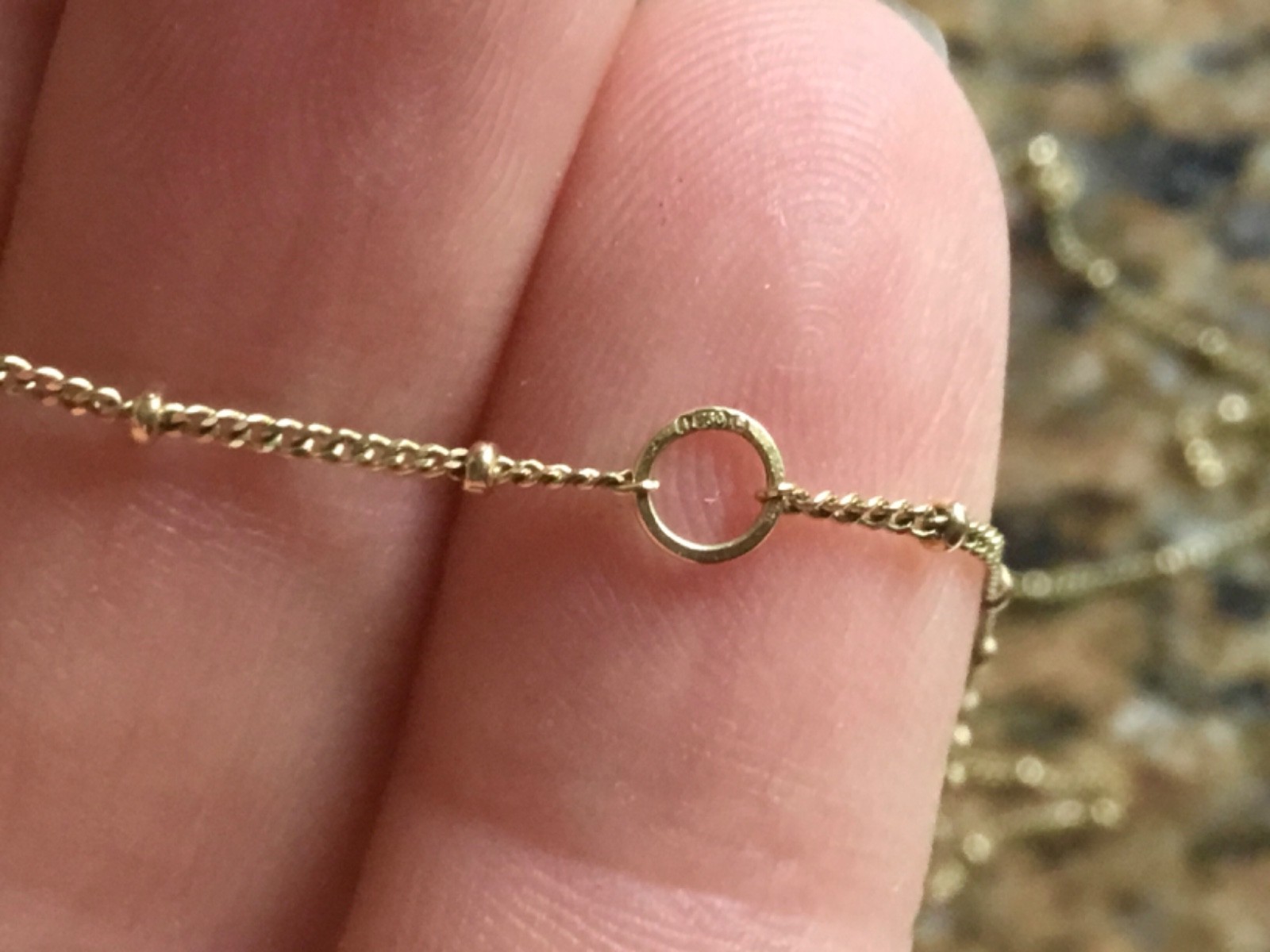 Annoushka 18ct gold saturn chain necklace 18k 750