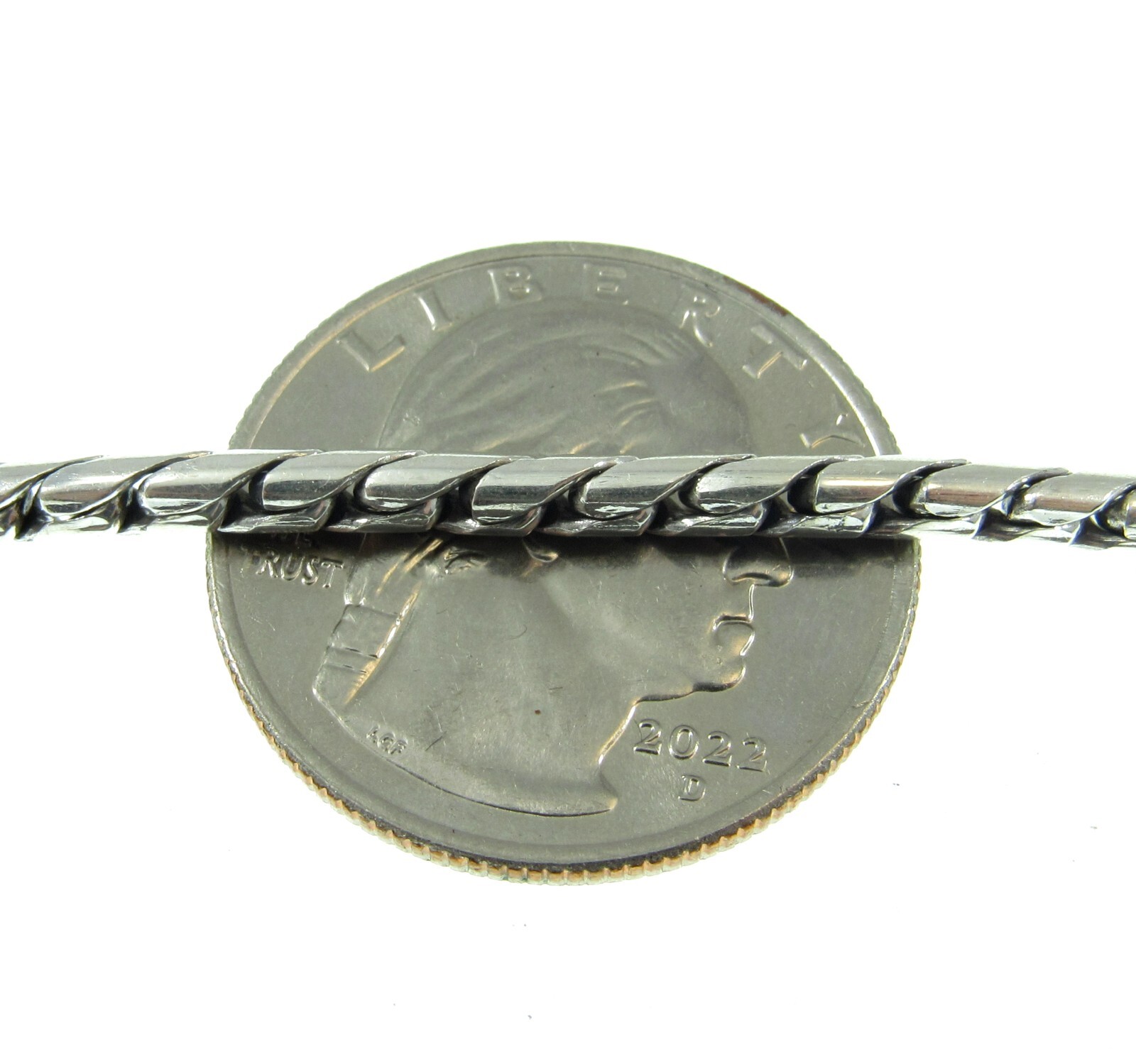 2.5MM Handmade Solid 925 Sterling Silver Balinese BECKEL Chain Necklace Bali