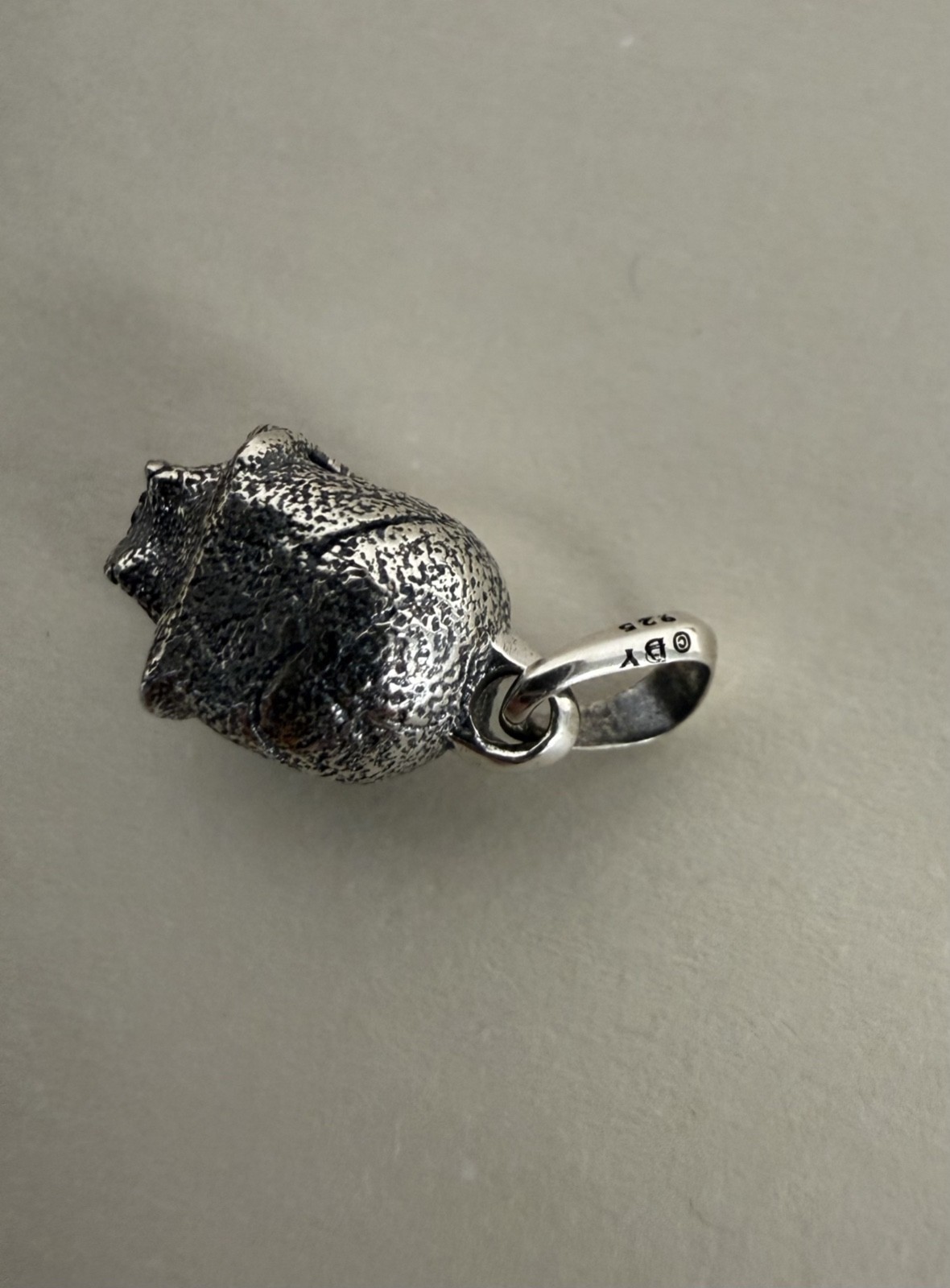 David Yurman Memento Mori .925 Sterling Silver Skull Pendant