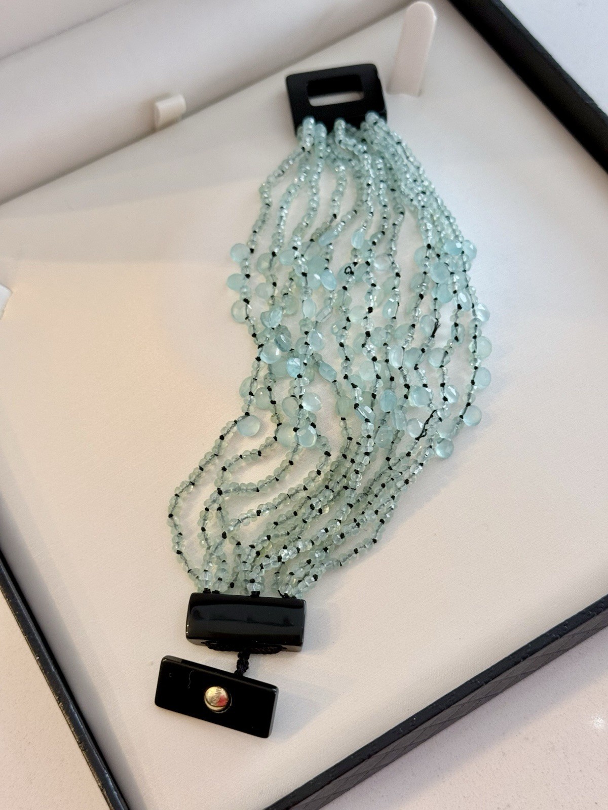 EvaNueva Fine Italian Handcrafted Jewelry Strand Necklace &Bracelet