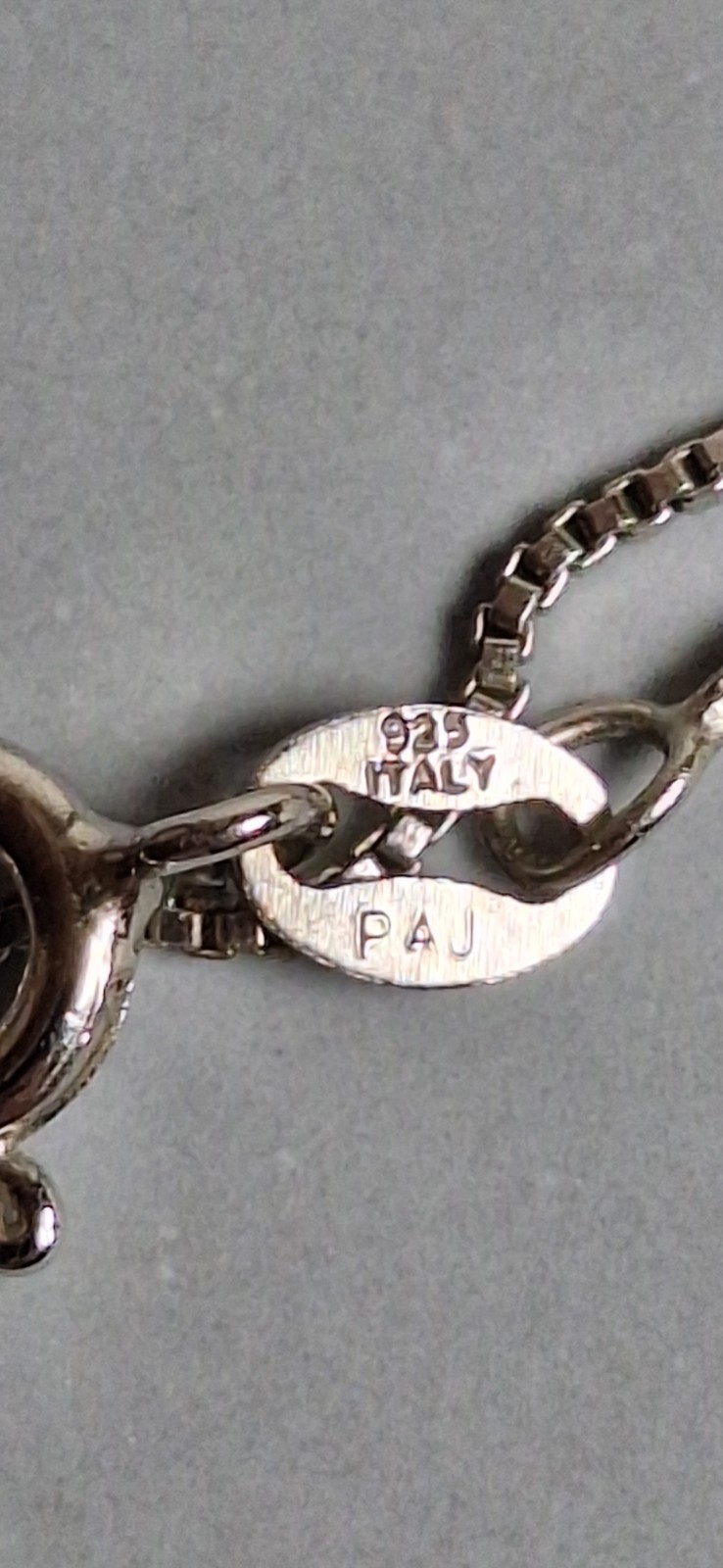Sterling Silver White, Black Diamond Spider Charm With 18″ Sterling Silver Chain