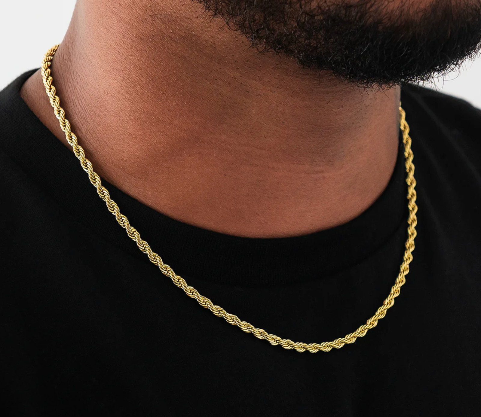GLD 4mm Rope Chain 20″
