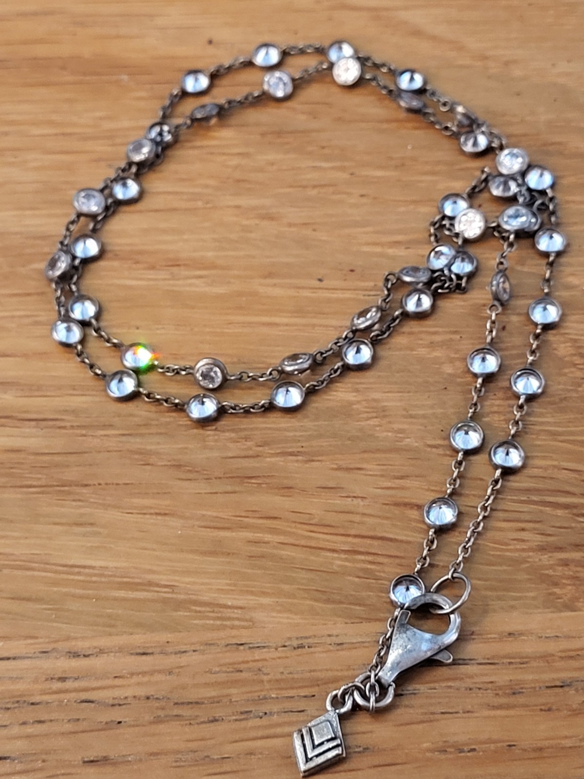 SILPADA 925 SILVER CRYSTAL NECKLACE. ART MEETS BEAUTY.