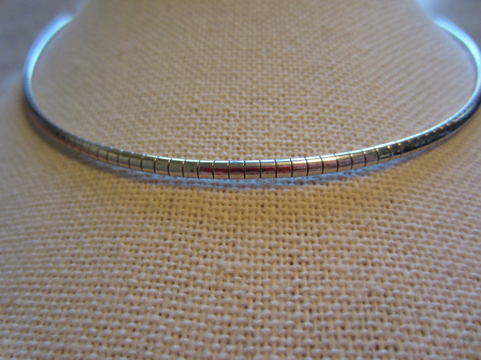NWOT women’s GORGEOUS 11 grams hallmarked 925 thick choker lobster clasp