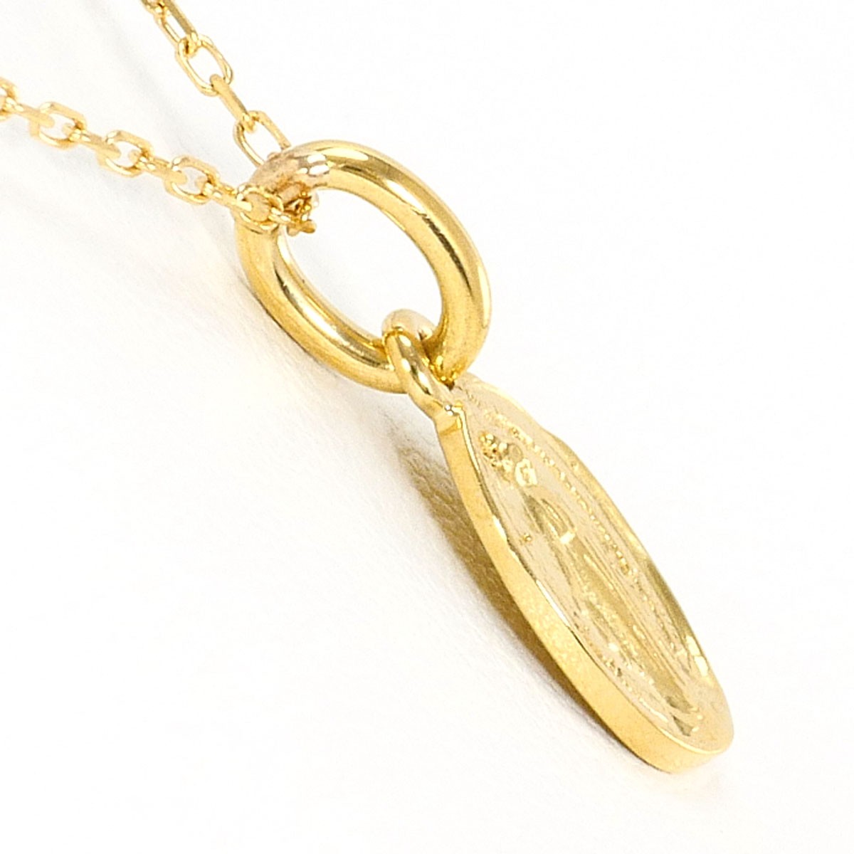 K18 18k gold Necklace 1.5g 40cm Free shipping Used