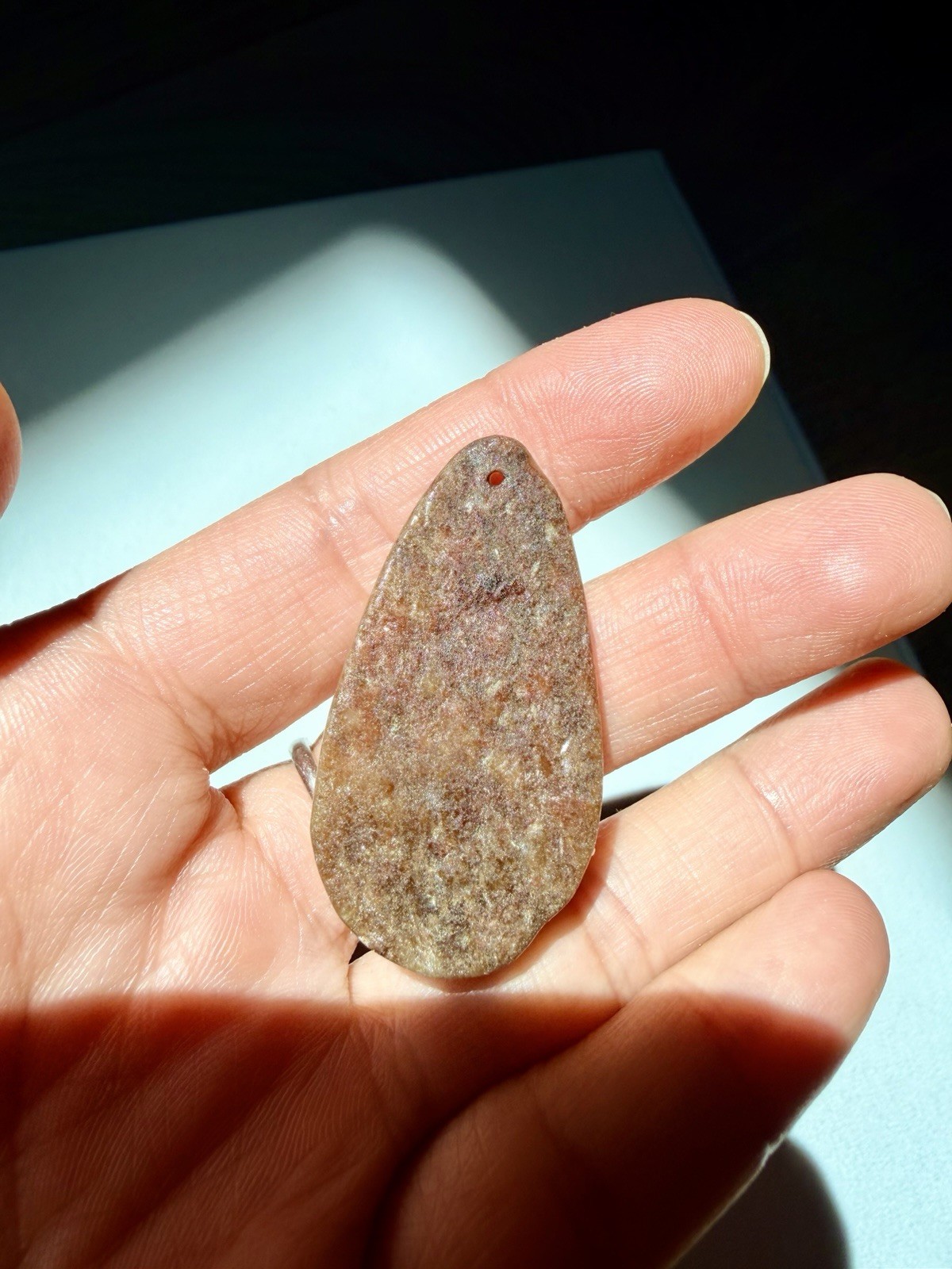 Jadeite Burma Pendant Meditation Purple Red Translucent Type A Burmese Jade