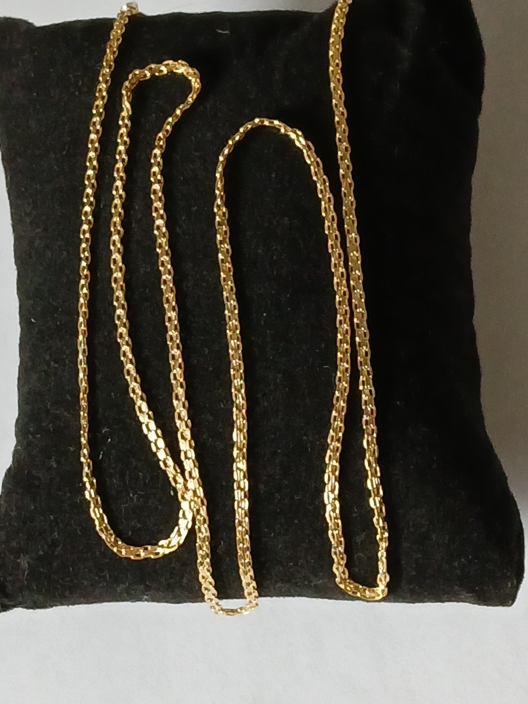 20″ 10k Yellow Gold Double Link Chain 1.5mm