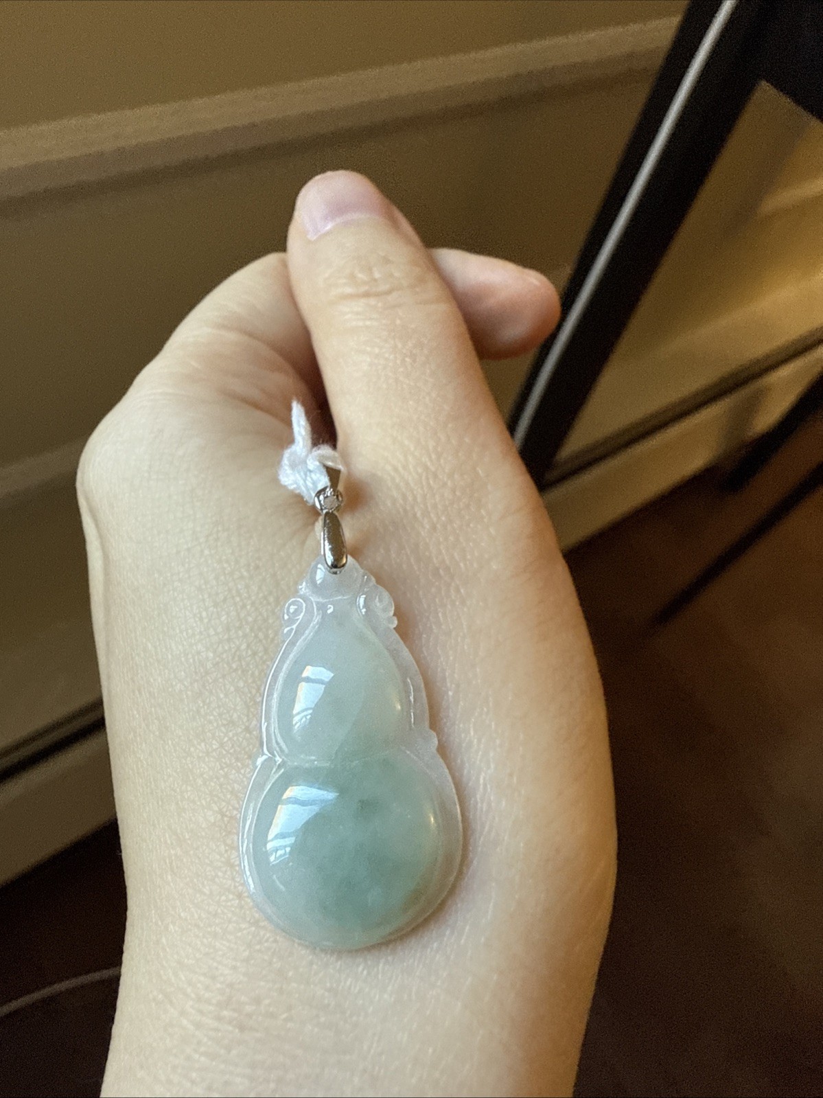 翡翠A貨 untreated Burma Myanmar Grade A Jadeite Jade 葫芦 有纹不抠 Certified