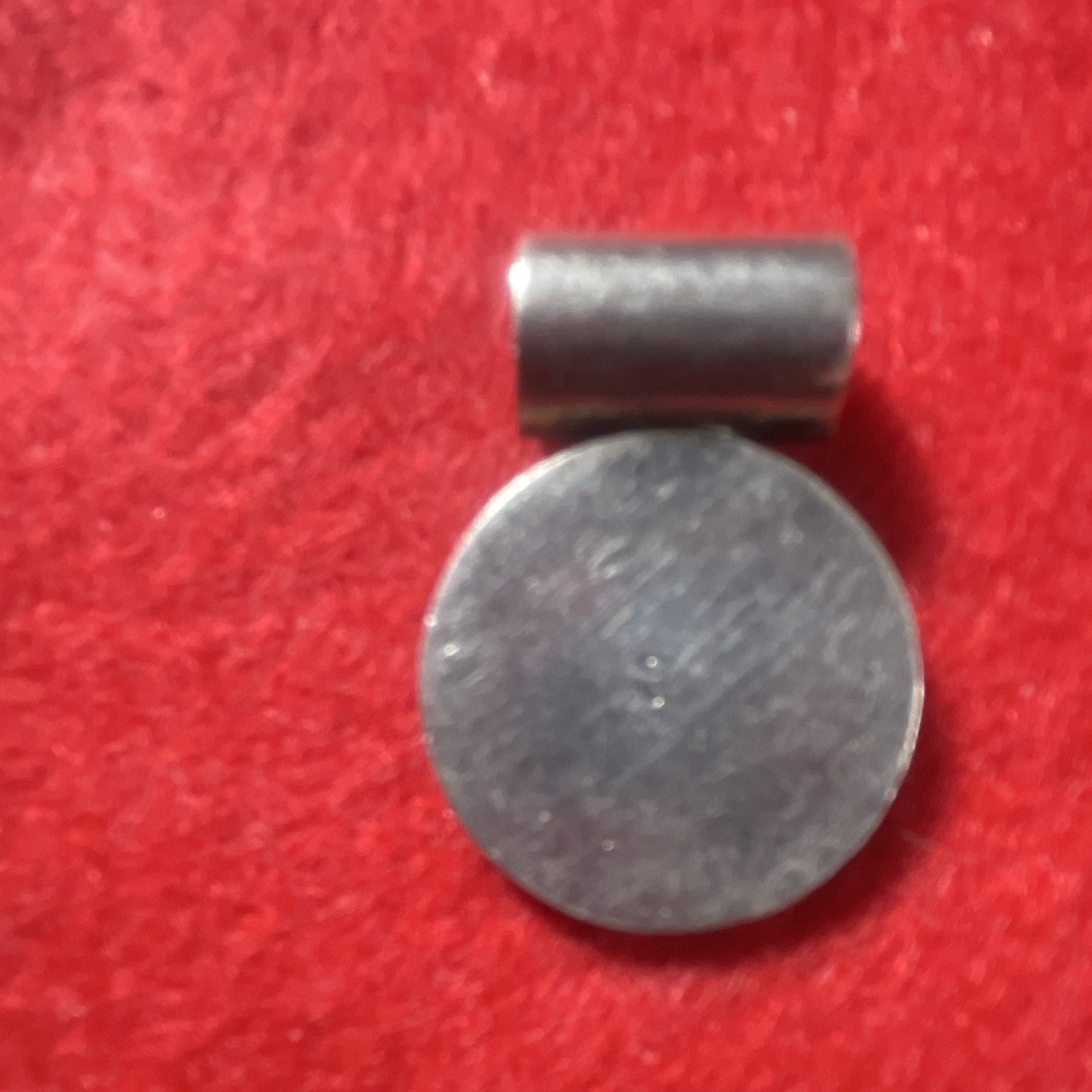 925 Silver Round Disc Pendant Charm, No Stone, Metal Jewelry