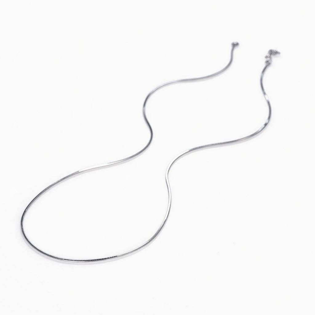 Men&Women’s 925 Sterling Silver Tarnish-Free Italian Snake Chain Necklace 16-24″