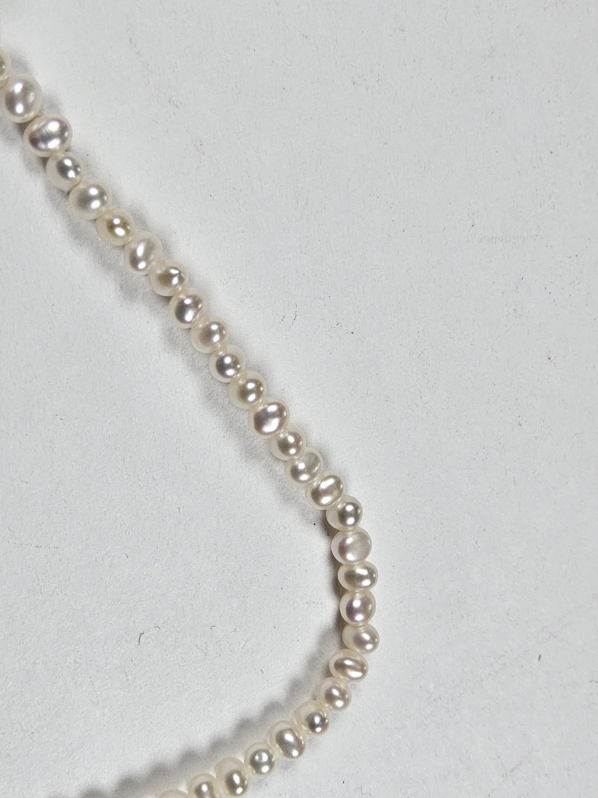 Dainty Seed Pearl With Pearl Pendant Ivory Necklace