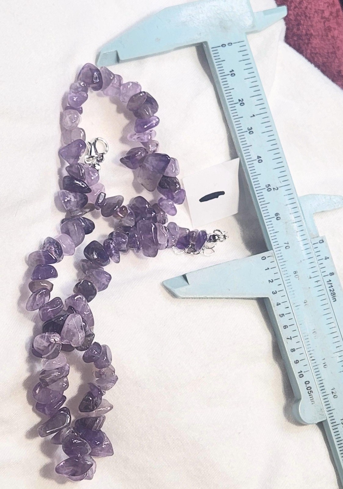 Gemstone Chip Prayer Strand – Love, Protection, Meditation Beads – Amethyst