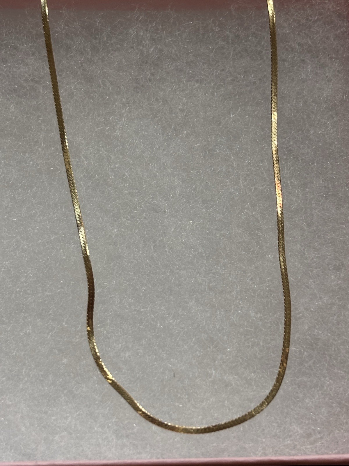 18k Gold Necklace 16inches
