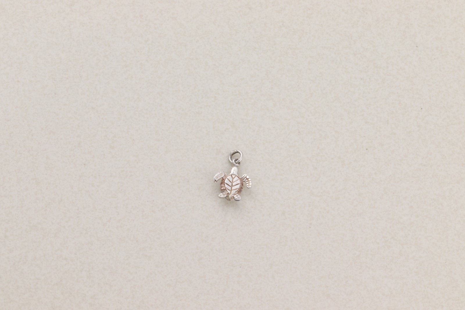 Sterling Silver Turtle Pendant or Charm Small Tiny 3/4″ x 1/2″ inch