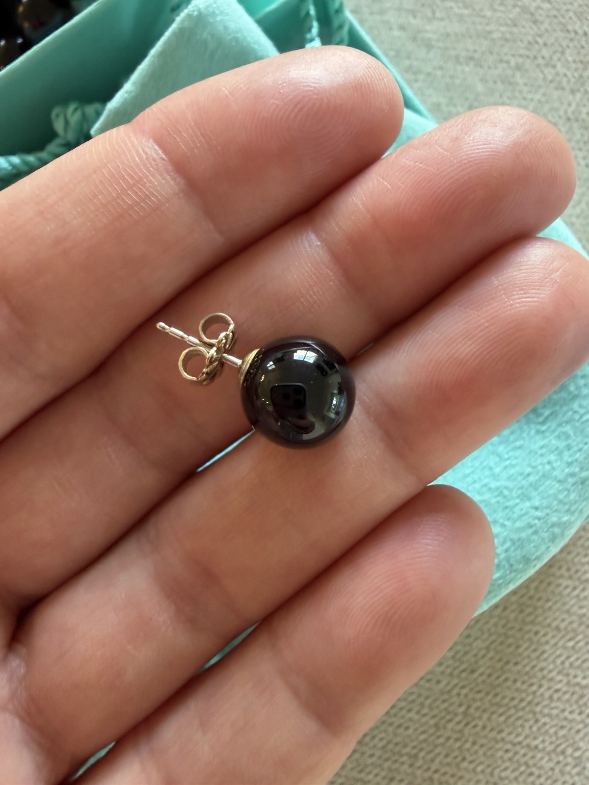 Tiffany Black Onyx Bead And Sterling Silver Paloma Picasso Set 2015