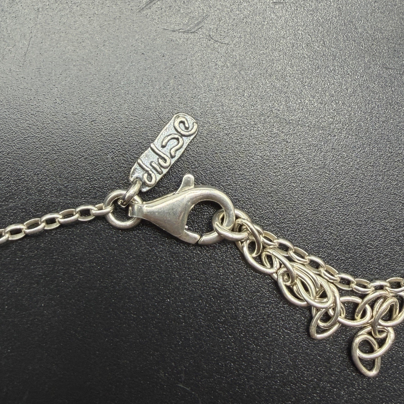Shablool Didae Sterling 925 Silver Israel 1.5mm Rolo Chain Necklace 30″+2″ Long