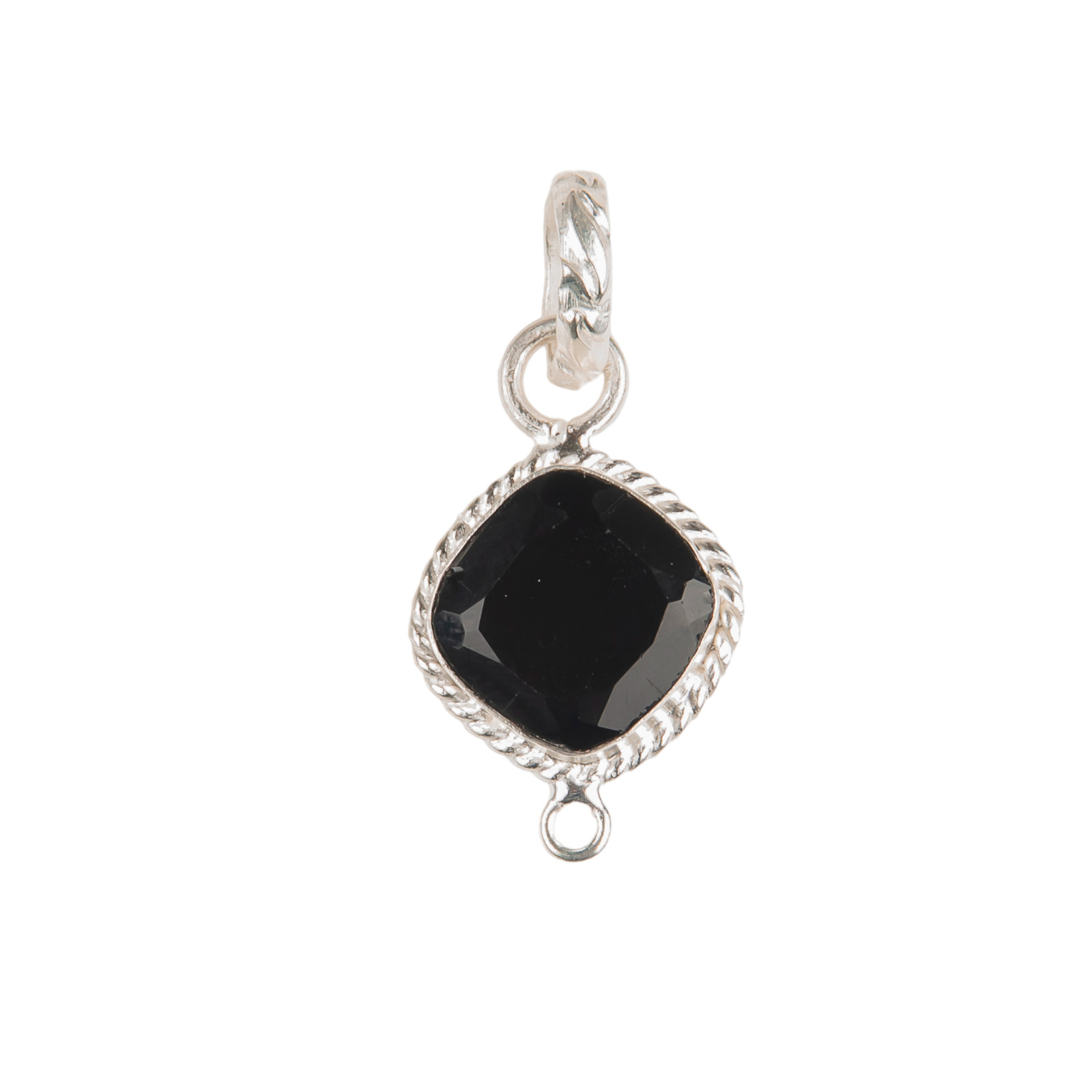 Black Onyx Gemstone 925 Sterling Silver Handmade Pendent 1.30″ Anniversary Gift