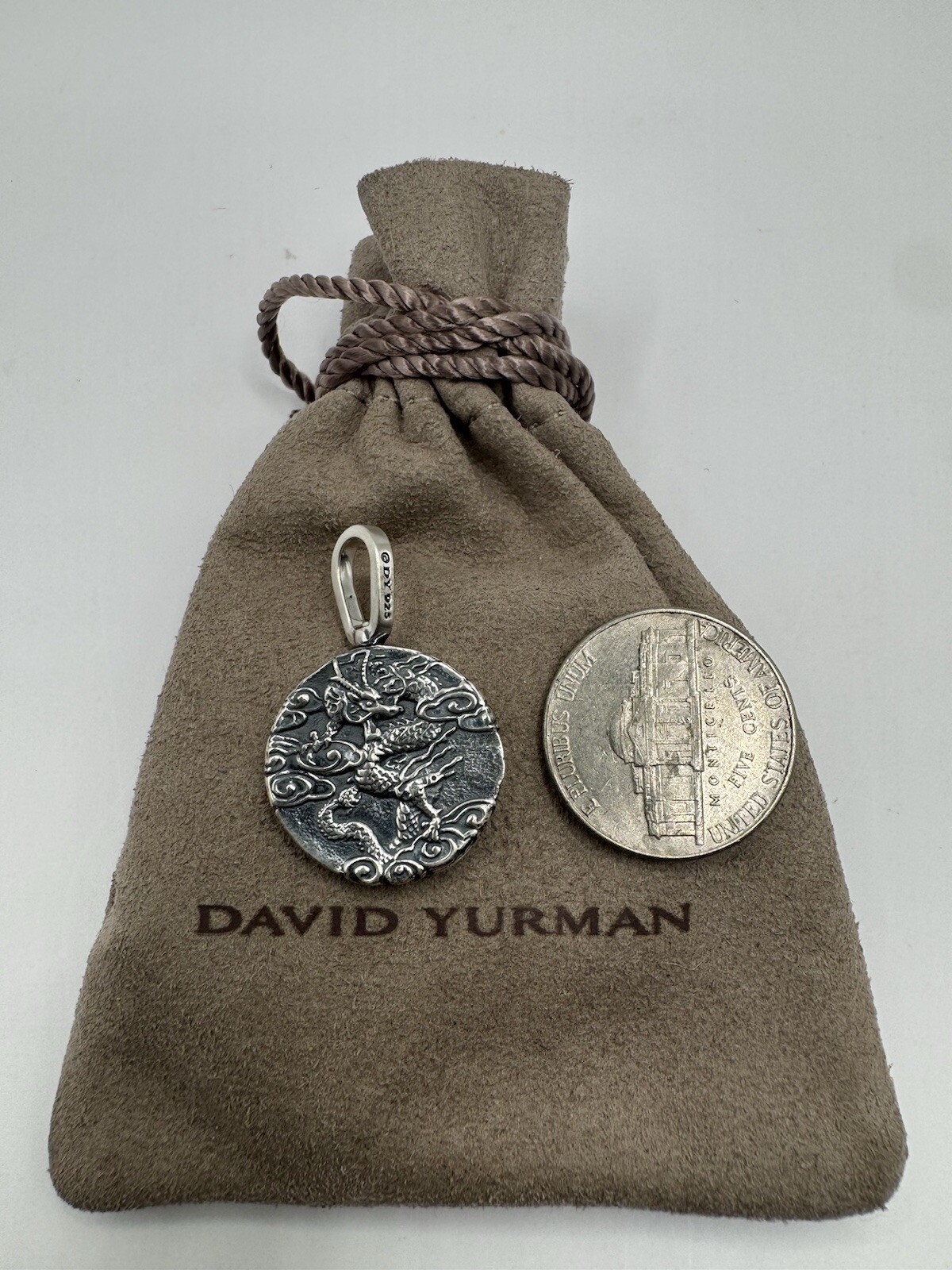 David Yurman Sterling Silver Dragon Amulet