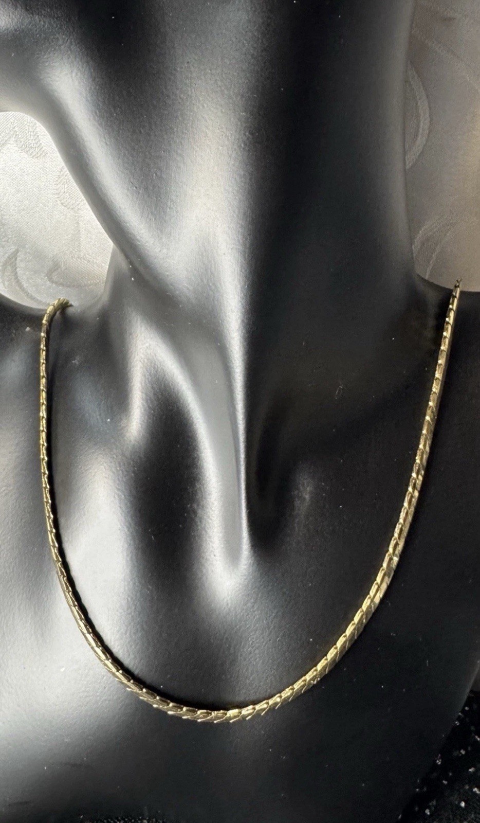 Yellow Gold Chain Necklace • Yellow Tone • Classic Chain Style • No Stone