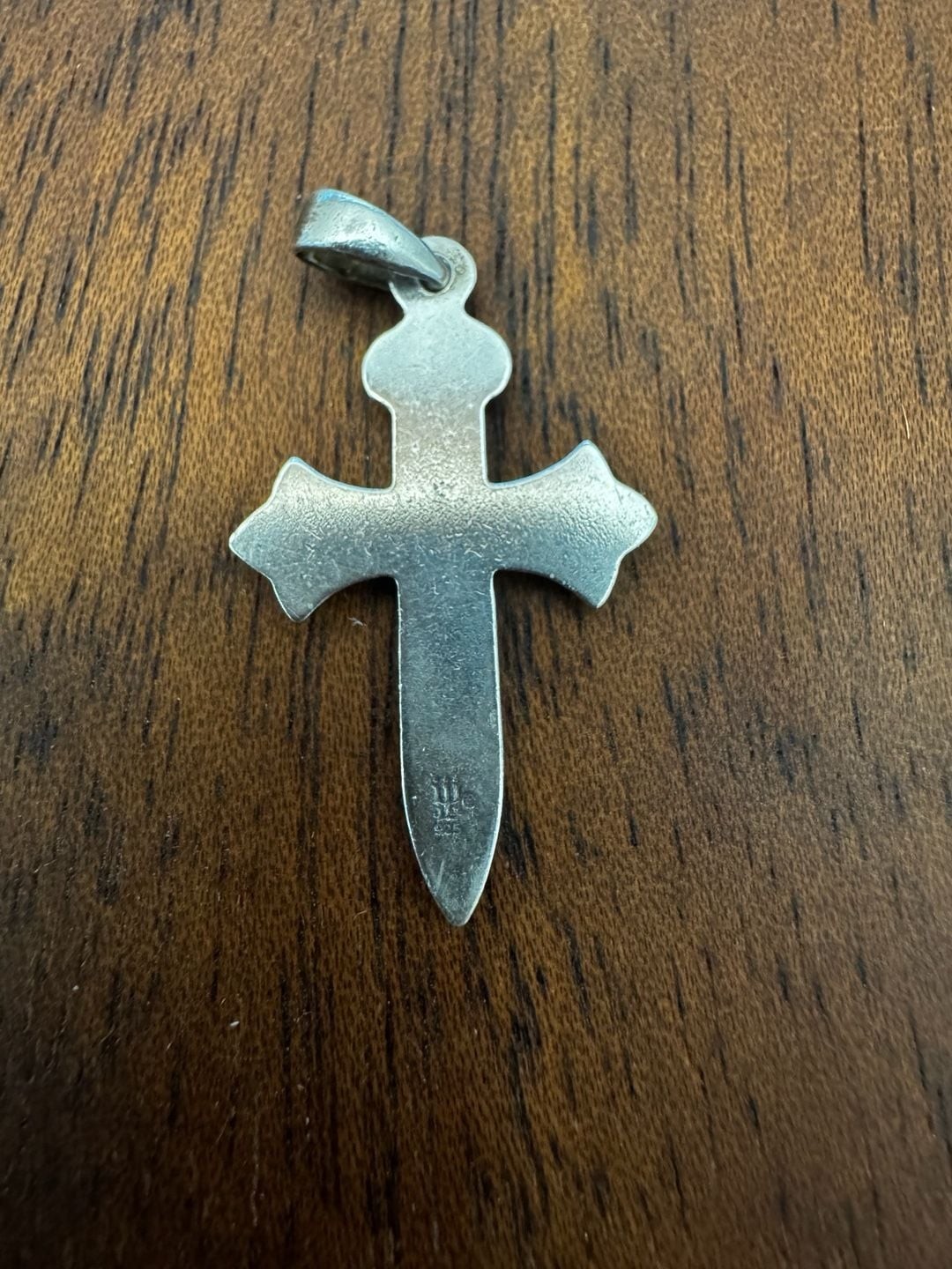Vintage James Avery Sterling Silver IHS Cross Pendant