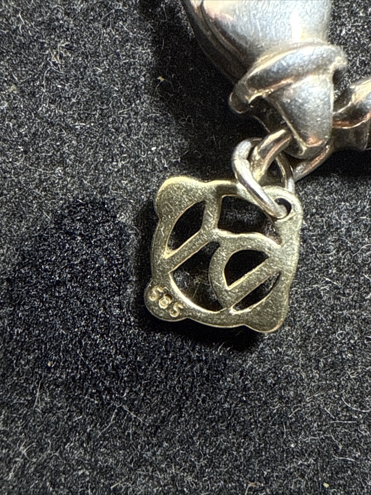 David Yurman Box Chain Necklace 33” 3mm Sterling 14k Hang Tag 50.2gr Vintage