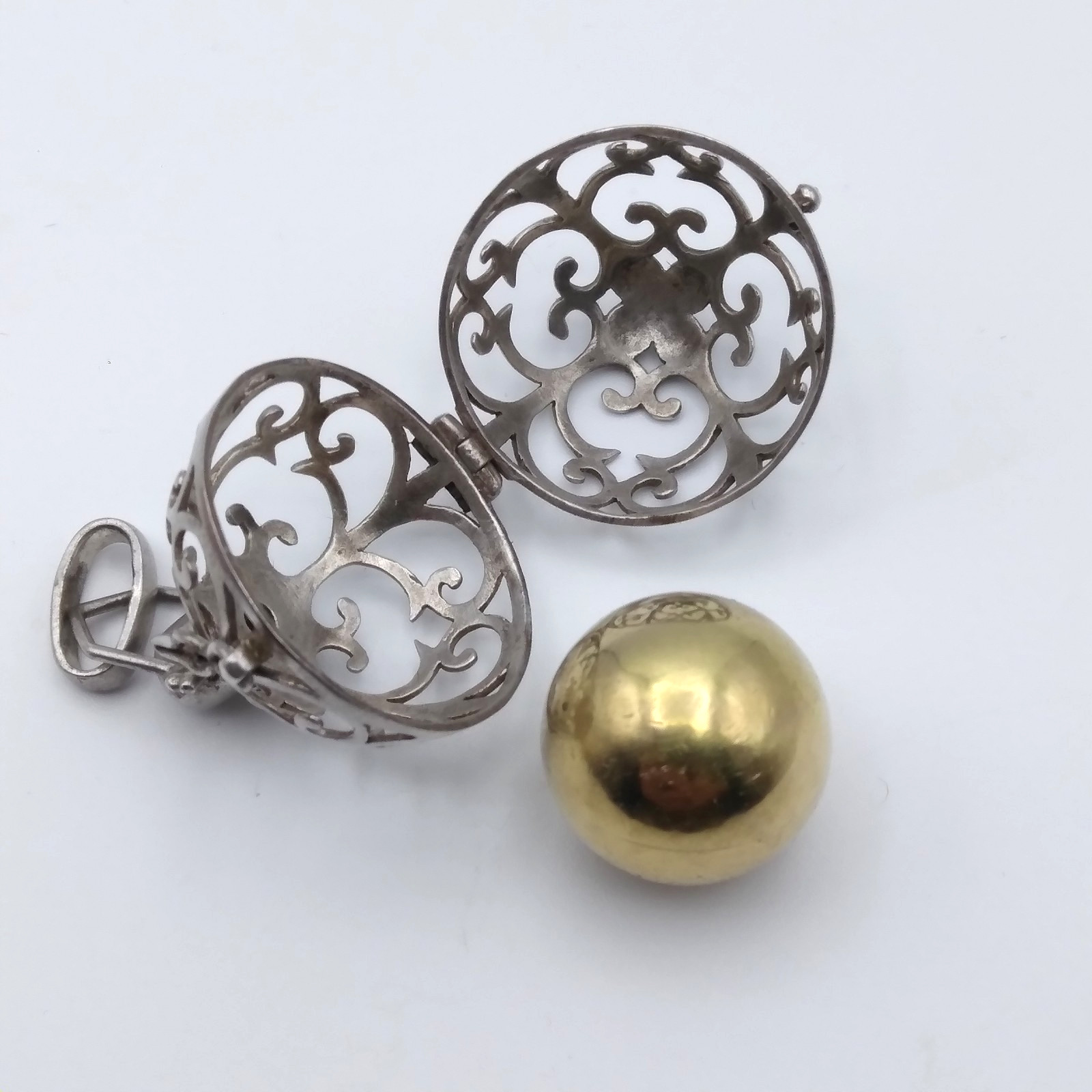 German Engelsrufer Sterling Silver Chime Ball – RRP £120