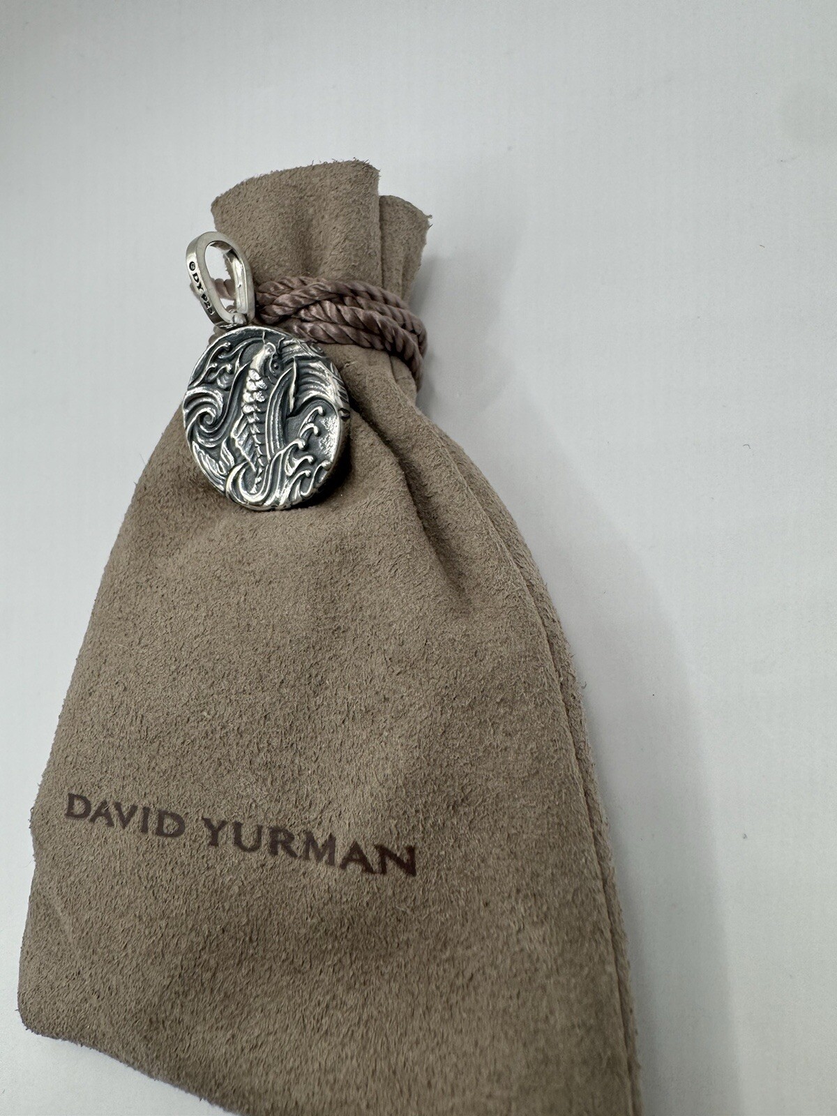 David Yurman Sterling Silver Dragon Amulet