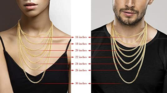 5.5MM Solid 925 Sterling Silver Italian Gold Curb Cuban Chain Necklace 18″- 24″