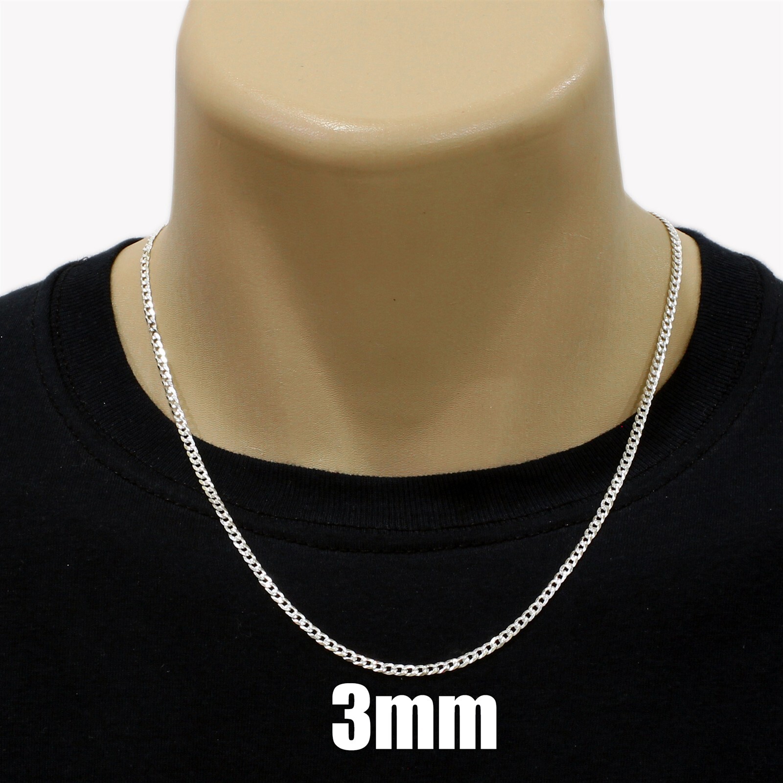 Guaranteed 925 Sterling Silver Miami Cuban Chain Necklace Men’s Jewelry
