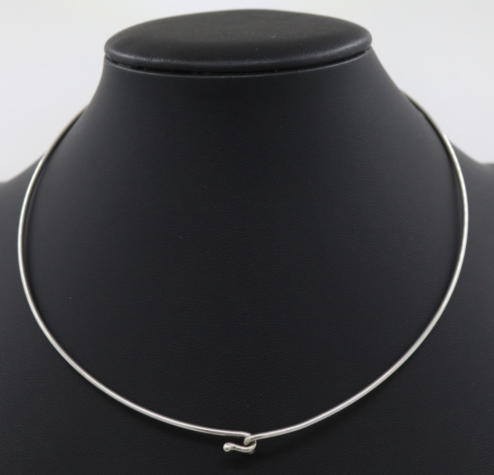James Avery Sterling Silver Wire Hook-On Collar Necklace 16″