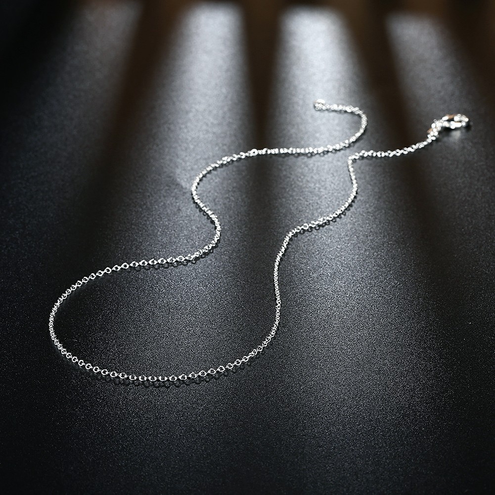 10PCS 925 Sterling Silver Snake Chain Necklace for Men Women 16-24 Inch