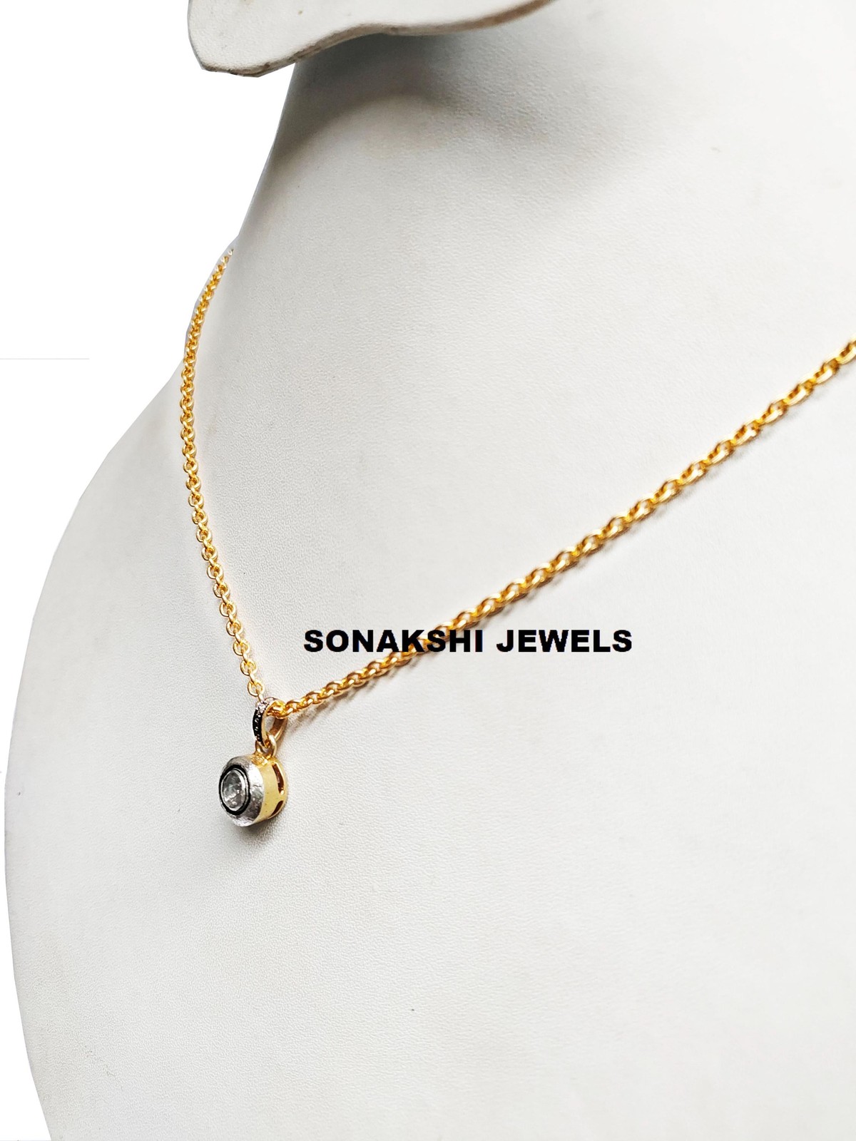 Handmade Polki Diamond Pendant: 925 Sterling Silver Halo Jewelry Pendant