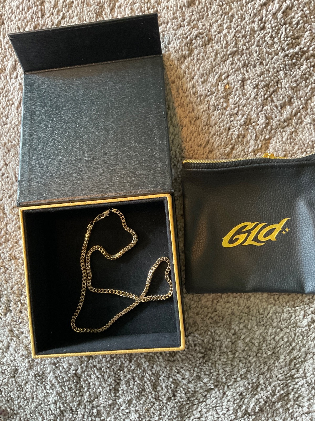 The GLD Shop 3mm Franco Chain 18” 18K Gold Plated Yellow Gold Necklace