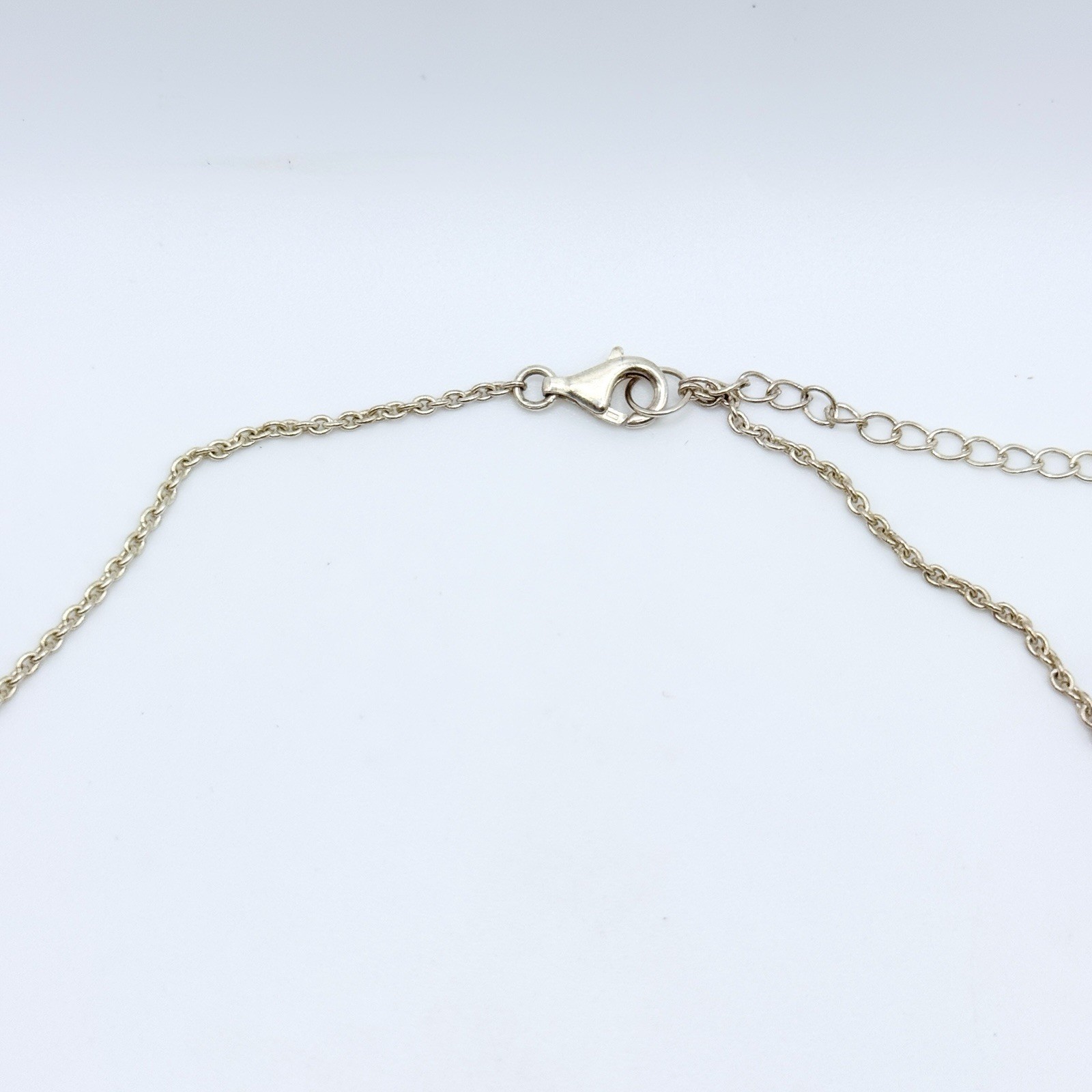 Retired Silpada Sterling Silver OVER THE MOON Moonstone Station Necklace N2914