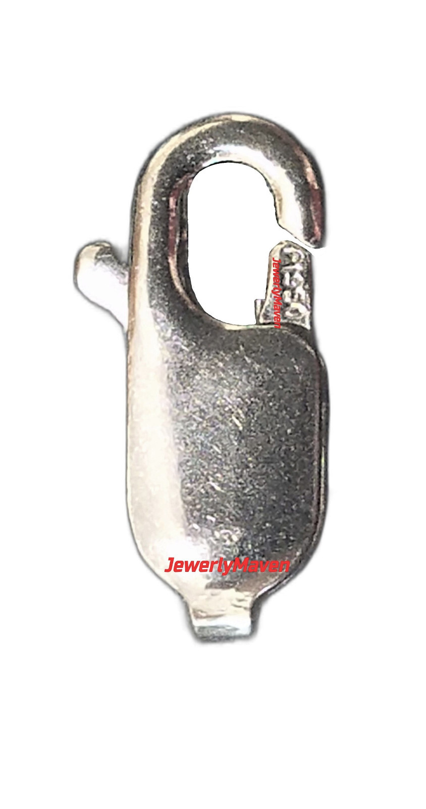 8mm TINY Solid PLATINUM 950 Lobster Chain Necklace Bracelet Clasp NO JUMP ITALY