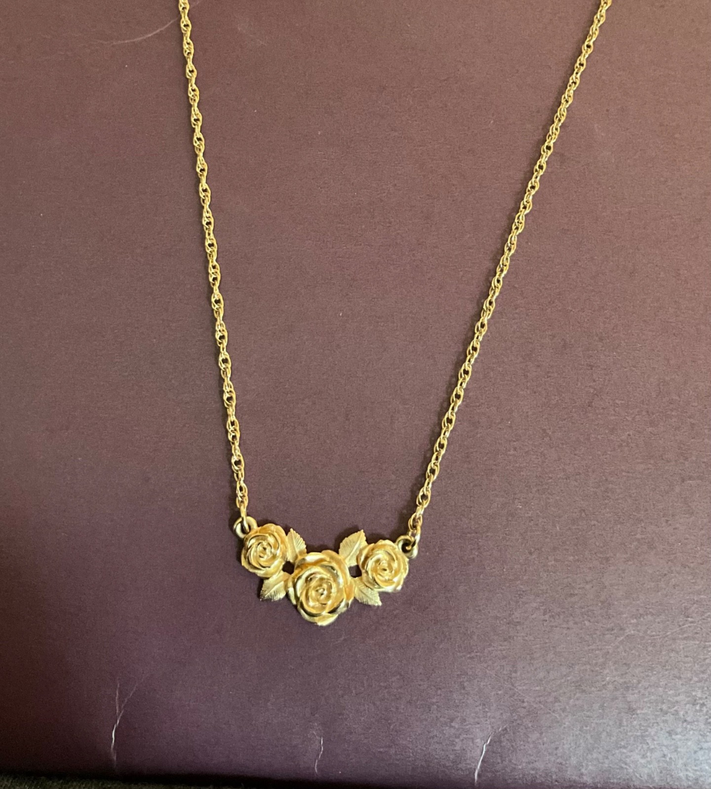 James Avery Retired Rose necklace