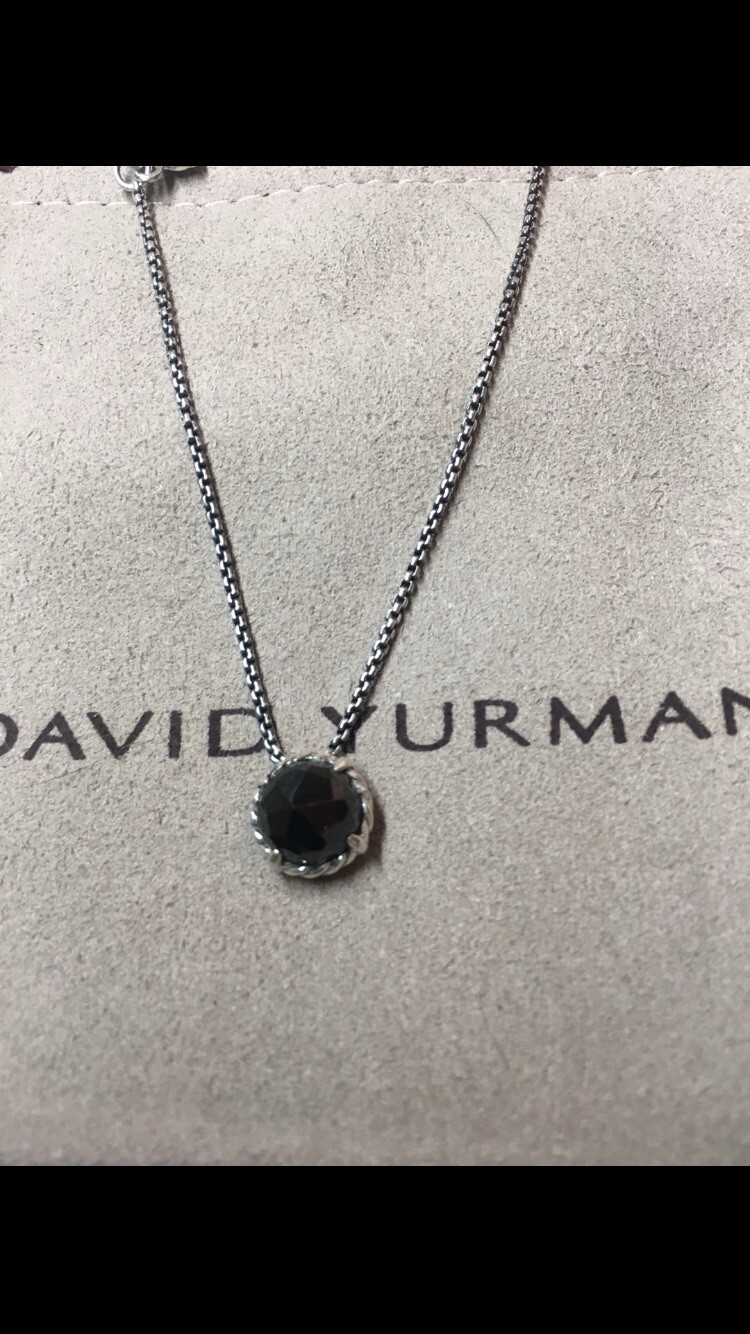 David Yurman Black Onyx Chatelaine Necklace