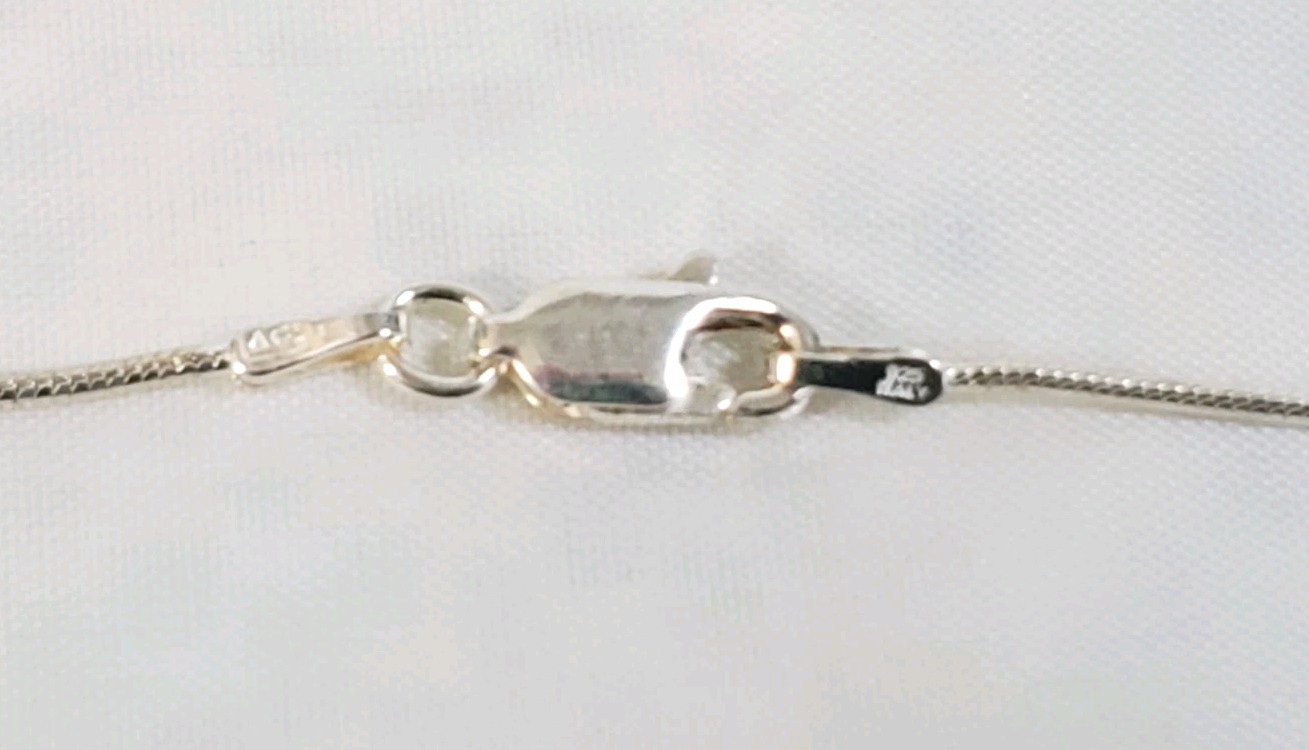Sterling Snake Chain 16″ long 3.4 grams Lobster clasp New