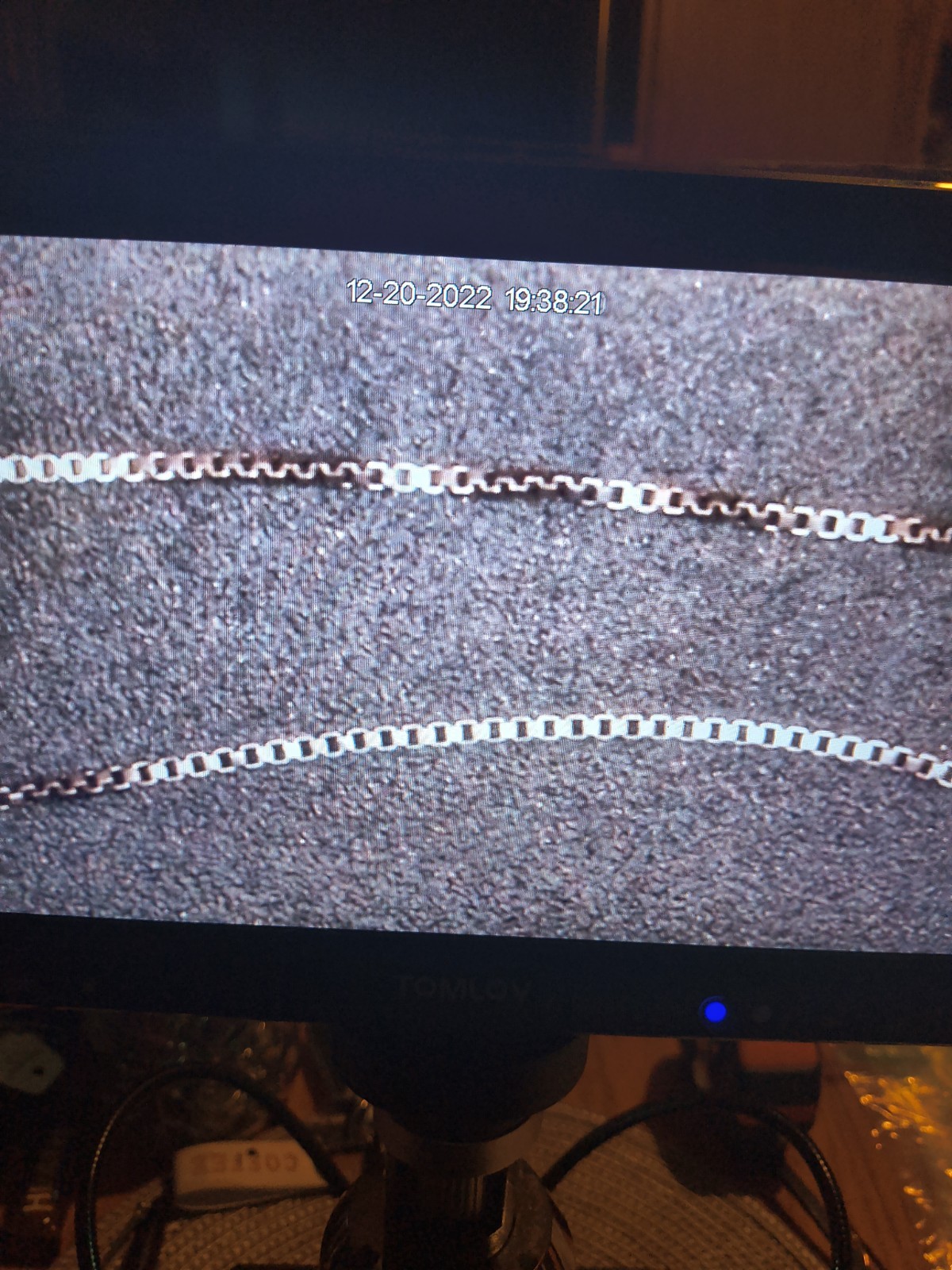 16 Inch Box Sterling Silver Chain 1.3 G