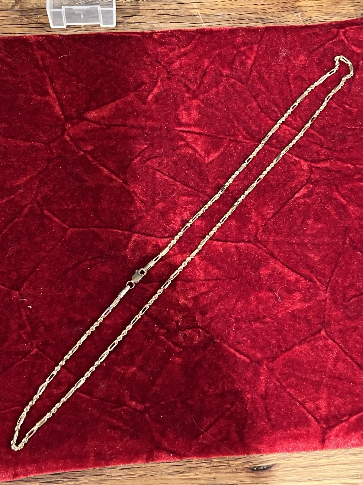 Solid 14k Gold Rope Chain Necklace 18 Inch About 4.6 Grams Amazing Shape! G1