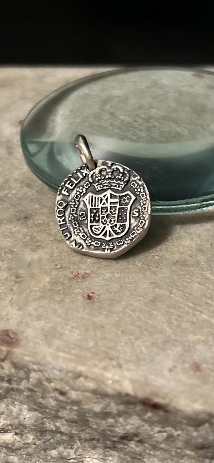 David Yurman .925 Sterling Silver Shipwreck Coin Pendant