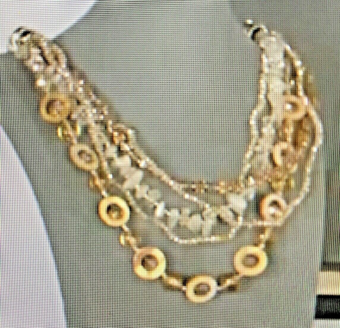 200 CTW Brazilian Citrine yellow Quartzite Beaded necklace 30 to 32 in Goldtone