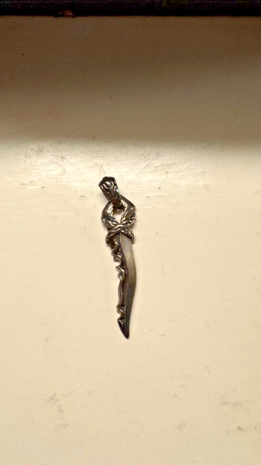 John Hardy Men’s Classic Chain Keris Dagger Pendant