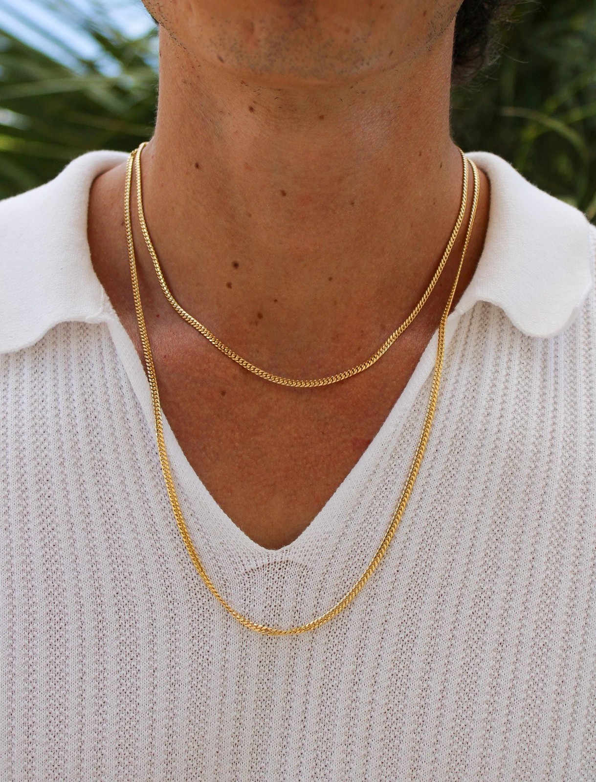 14k SOLID Gold Miami Cuban Curb Link 2.5mm Chain Necklace 18″ 24″, Unisex Adult