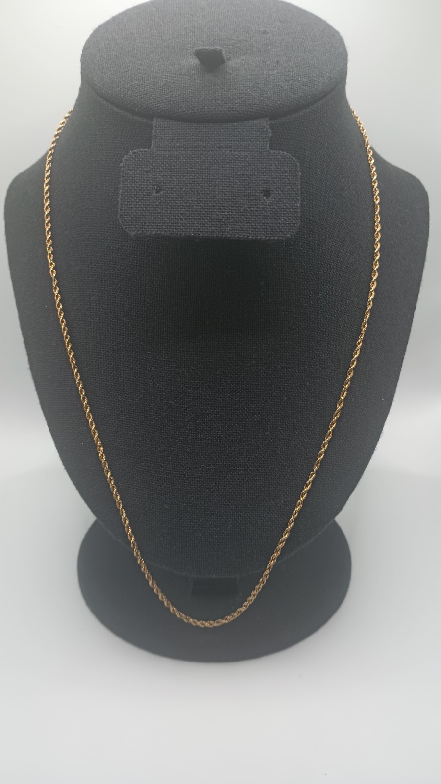 10k 2mm gold rope chain 21in Wt.1.76g
