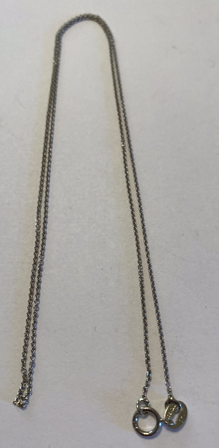 Sterling Silver-925- 0.55mm Link Chain- 18”- 1.2 Grams