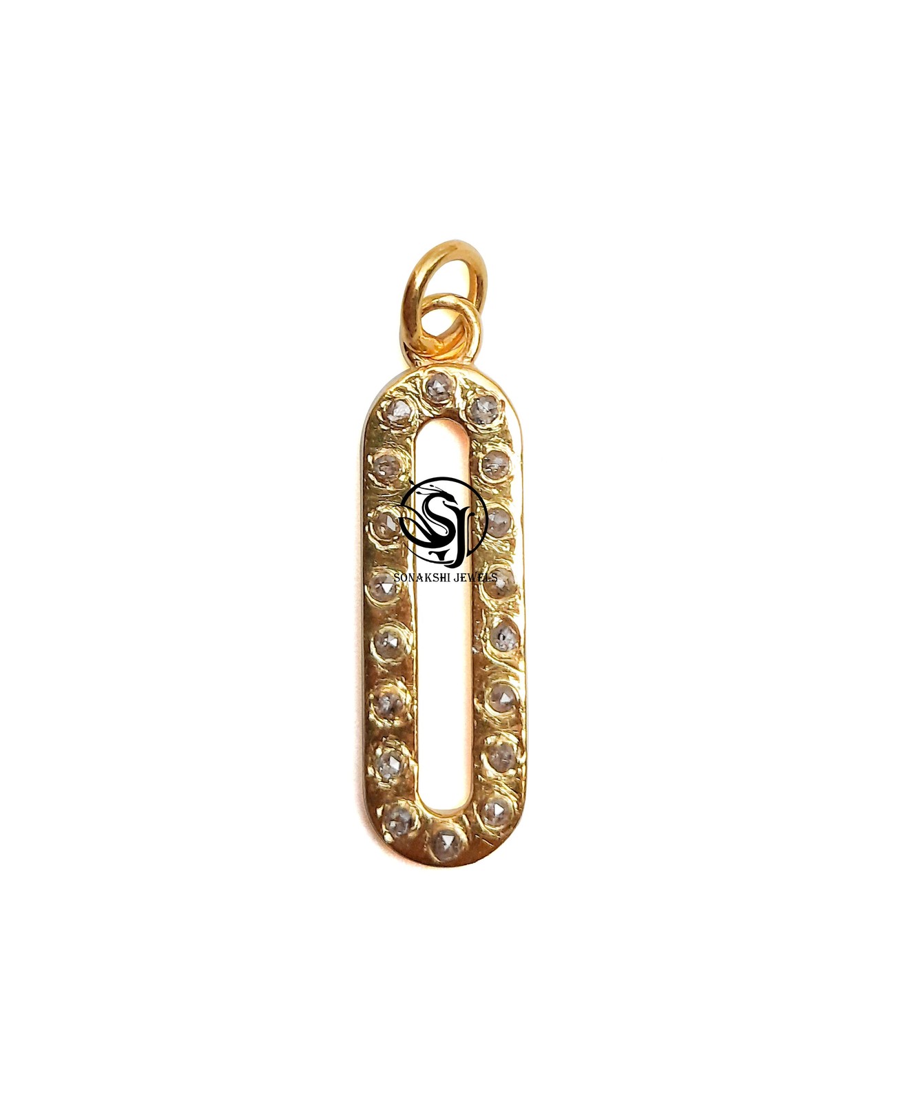Pave Diamond Pendent 925 Sterling Silver PHandmade Design Pendent Anniversary